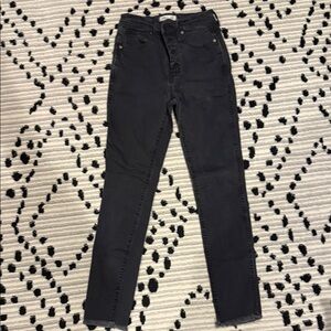 Madewell Charcoal Skinny Jeans